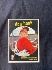 Beautiful pack fresh 1959 Topps  Est MT Q (9oc)  #25 Don Hoak #1
