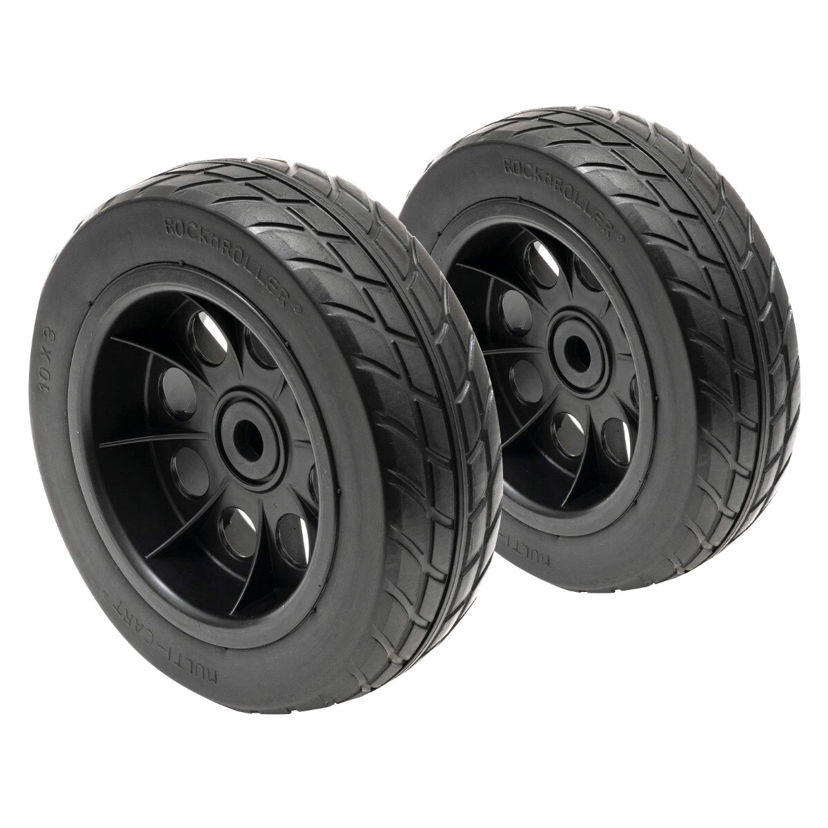 Задние колеса Rock N Roller RWHLO10X3BK R-Trac 10 x 3 без спущенного колеса (2 шт.)