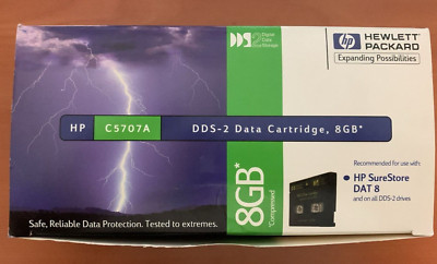 9x HP C5707A DDS-2 data cartridge 8GB