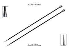 Knitter's Pride ::Karbonz Single Pointed Needles:: 1 US 14 in / 2.25 mm 35 cm