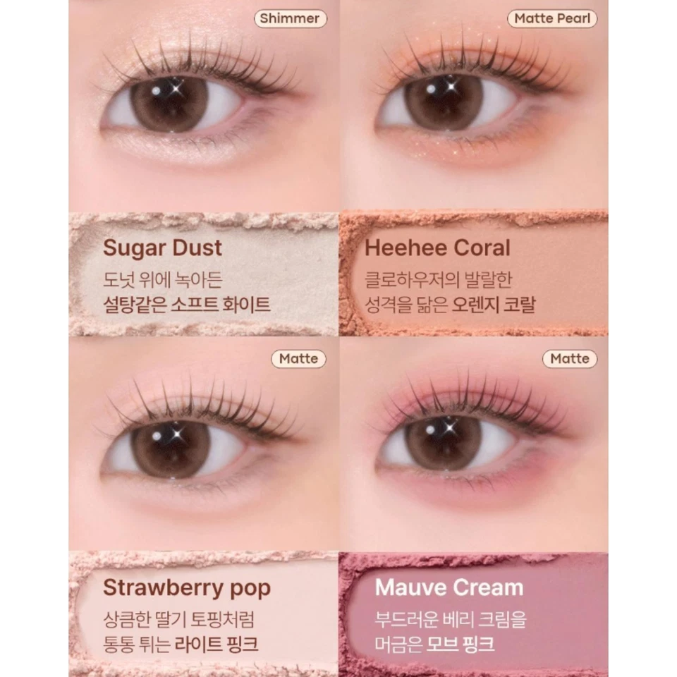 TONYMOLY X ZOOTOPIA Eye Tone Donut Eyeshadow Palette 8g 01 The Big Donut - Image 3 of 4