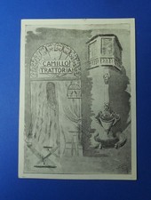 Cartolina pubblicità Firenze Trattoria Camillo Cucina tipica Borgo San Jacopo