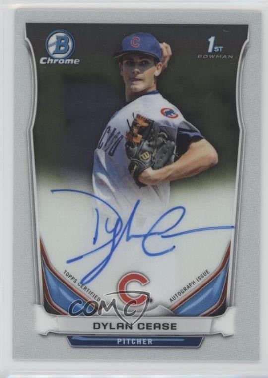 2014 Bowman Draft Chrome Draft Pick Auto Dylan Cease #BCA-DC Auto
