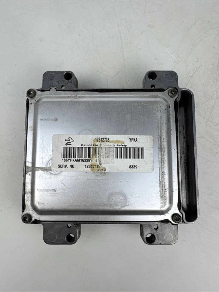 2007-08 PONTIAC G6 MOTOR MÓDULO DE CONTROLE DE COMPUTADOR UNIDADE ECU ECM 12612738 FABRICANTE DE EQUIPAMENTO ORIGINAL - Imagem 4 de 4