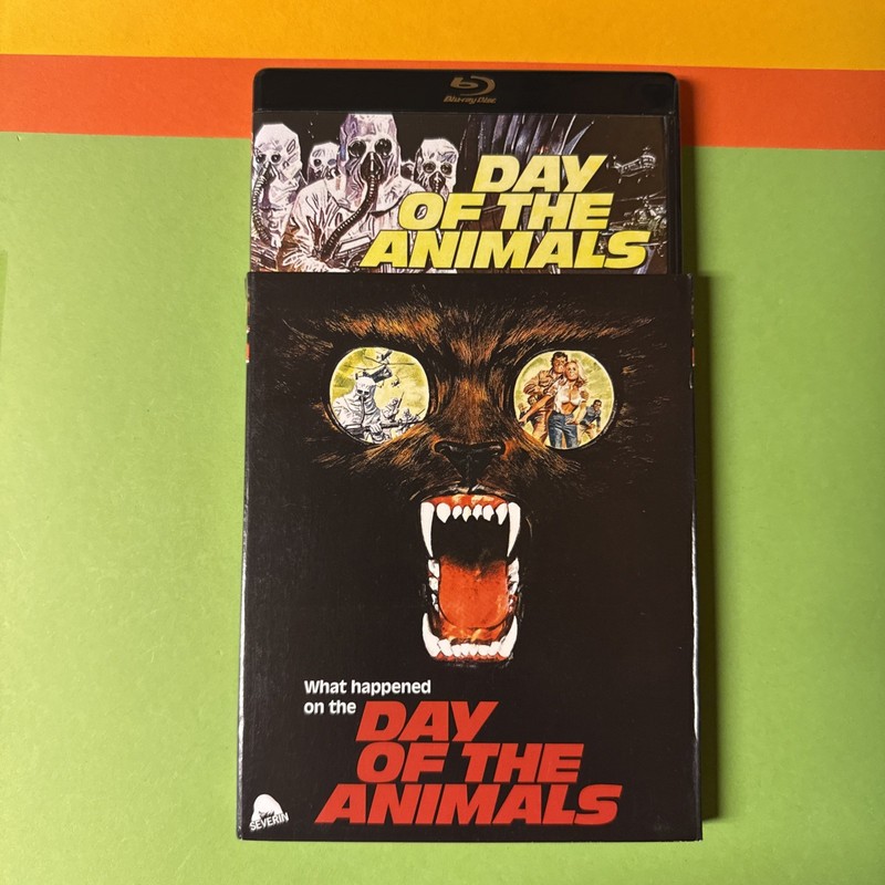 Day of the Animals Blu Ray w/Slipcover 1977 Severin