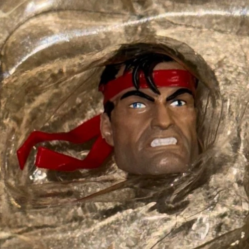 Hasbro Marvel Legends Avengers Vintage Series 1 Punisher Head ONLY