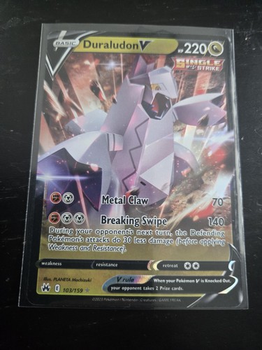 Pokemon TCG - Duraludon V Ultra Rare Holo - 103/159 - Crown Zenith