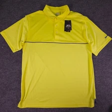 Slazenger Men's Speed Golf Polo Yellow Tonic Size XL Outdoor Active New NWT