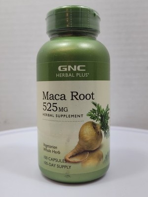 GNC Herbal Plus Maca Complex, 100 Capsules, Supports Sexual Wellness 01/2027 Exp