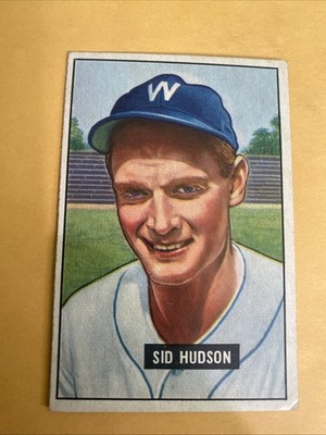 1951 Bowman - Sid Hudson #169