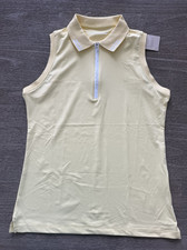 WOMENS NWT PETER MILLAR WHITE GOLF POLO / SMA...