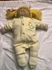 The Original Doll Baby 1984 Martha Nelson M N Thomas Blonde Vtg Doll blue dress