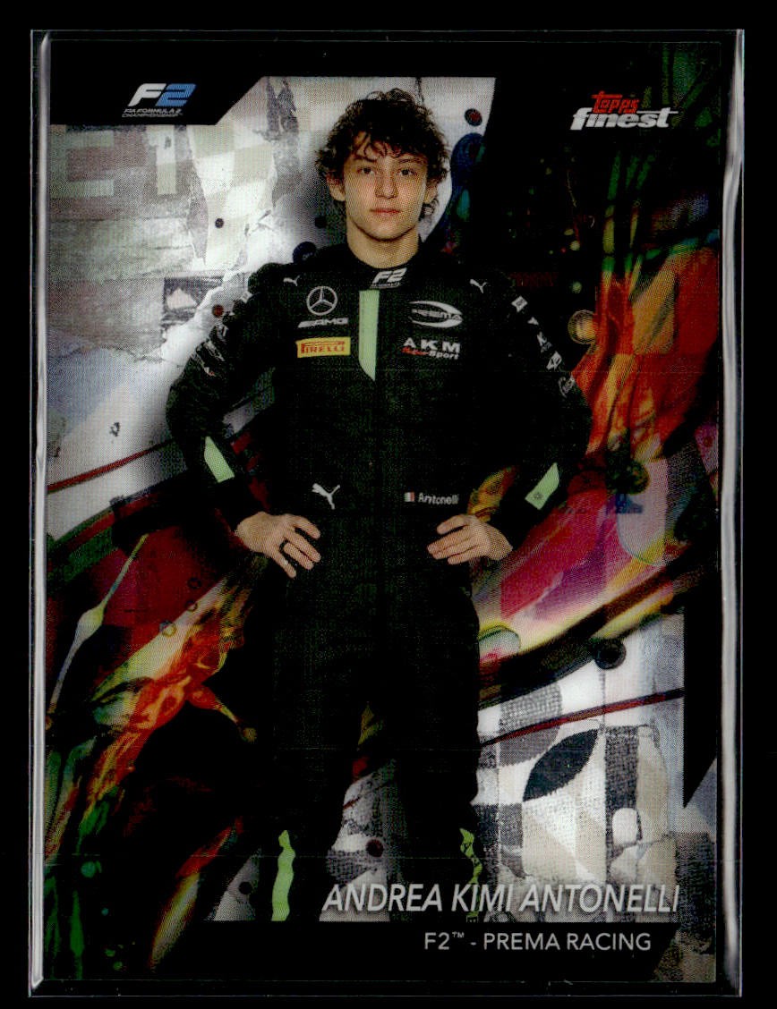 2024 Topps Finest Formula 1 #22 Andrea Kimi Antonelli Card Orlando City SC
