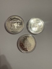 Canada 1985 Moose, 1974 Winnipeg, and 1976  Silver Dollar Proof Coins