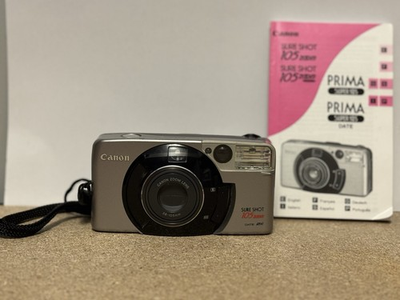 #ad Canon Sure Shot 105 Zoom 35mm Point amp; Shoot Auto Focus Flash Date Strap $55.25