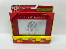 Etch A Sketch Classic Red Drawing Toy with Magic Art Screen for Ages 3 Up NEW