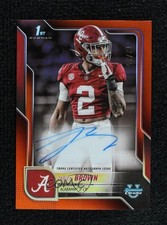 2025 Bowman U Chrome Prospect Orange Refractor 12/25 Zabien Brown Auto 1fl4