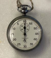 Silver Metal Yachting Timer Pocket Watch Styl...