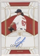 2022 Panini National Treasures Holo Gold 23/25 Connor Seabold #RS-CS Auto 0b5