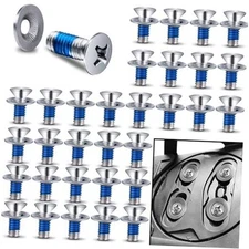  64Pcs Snowboard Binding Screw Set - Snowboarding Mounting Screws with 64 PCS