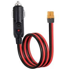 XT60 to Car Cigarette Lighter Plug Cigarette Lighter 12AWG XT60 Adapter Cable...