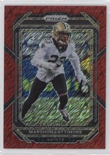 2022 Panini Prizm Red Shimmer Prizm 29/35 Marshon Lattimore #214 0xh3