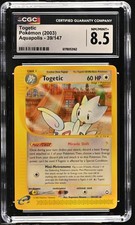 CGC 8.5 Togetic 39/147 Aquapolis Pokemon Card on eBay