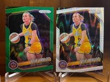 2025 Panini Prizm WNBA Julie Vanloo White Seismic Prizm + Green Prizm #132