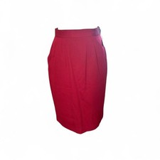 Talbots vintage burgundy 100 wool skirt NWT . Size: 6