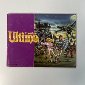 Ultima Exodus Nintendo Entertainment System Cartridge Manual Tested Fantasy NES 
