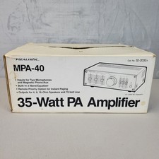 Realistic MPA-40 35-Watt PA Amplifier. Made In USA