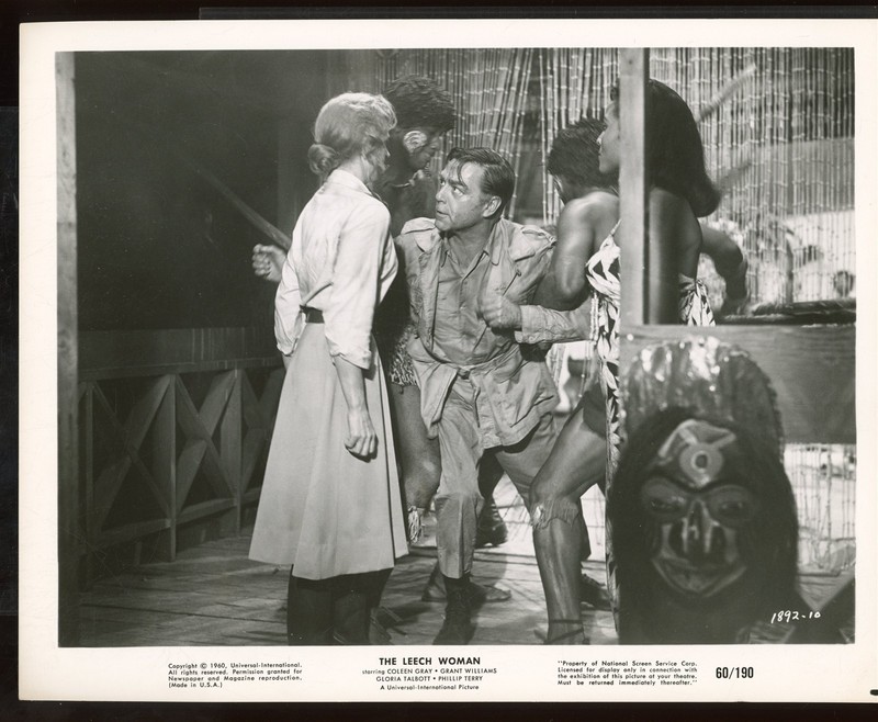 The LEECH WOMAN Original 1960 UP 8 x 10 Horror Film Still vv