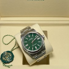 2025 Rolex Oyster Perpetual 41mm Green 134300 NEW REFERENCE (SR £6800)