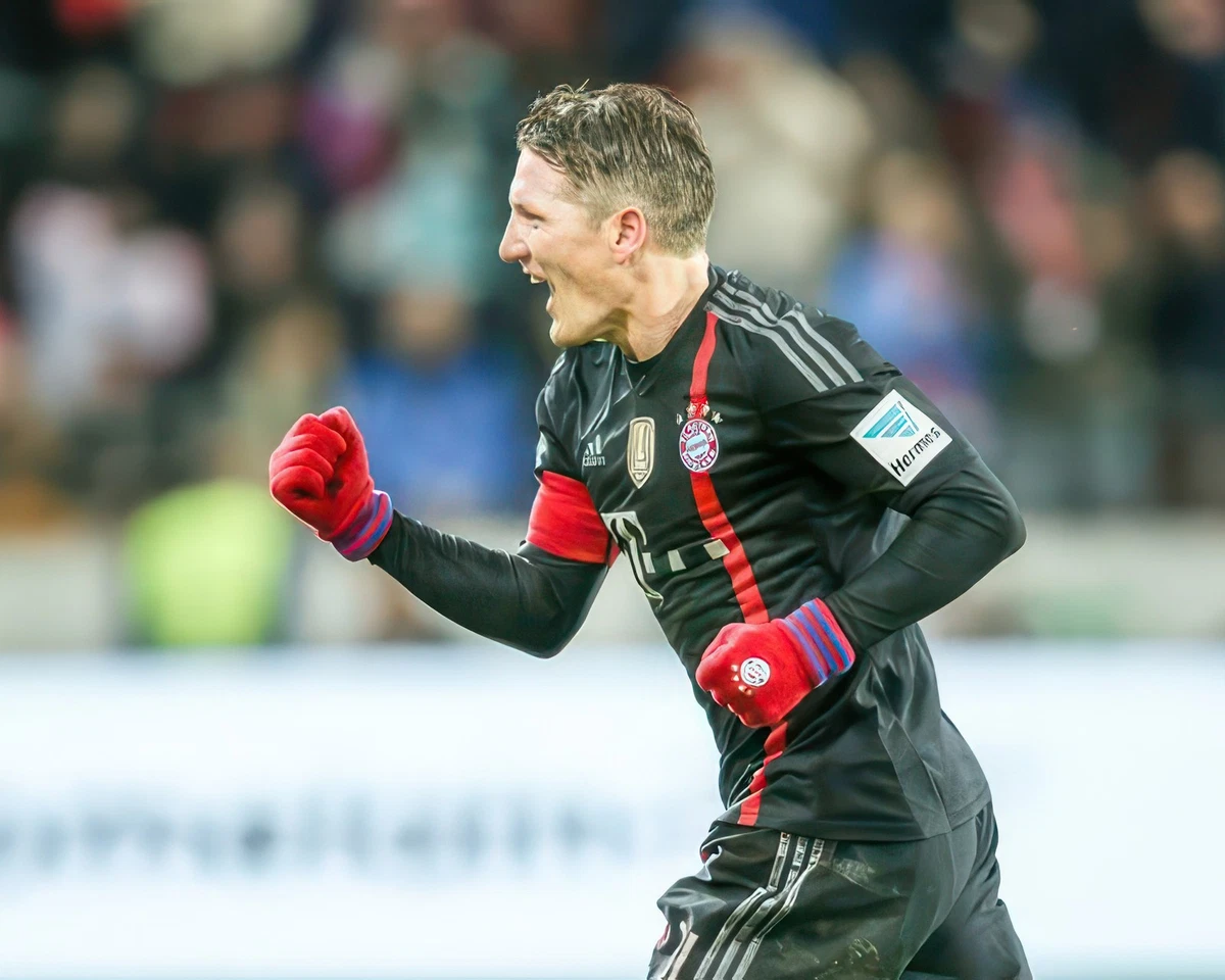希少 BAYERN MÜNCHENシュバインシュタイガー ゲームシャツ Bayern Munich Bastian Schweinsteiger International Club Soccer Fan