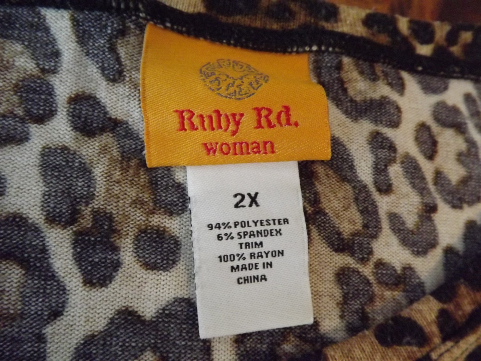 RUBY RD. animal print PULLOVER SWEATER plus size … - image 7
