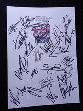 Ross County F C squad signed by 22 players crested team sheet season 2025-26
