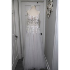 Morilee Madeline Gardner Darla 6964 Wedding Dress Ivory Champagne Honey Size 18