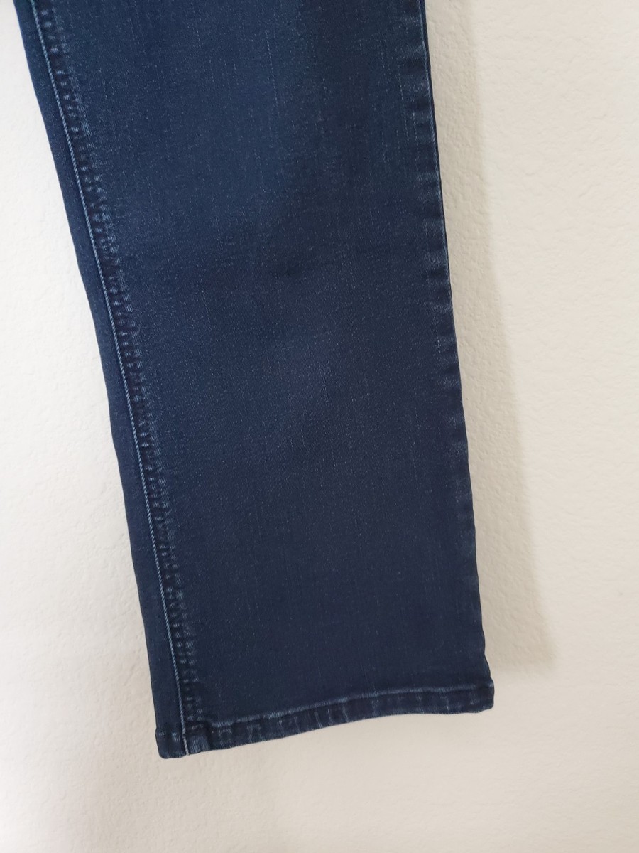 RACHEL COMEY Kick Crop High Rise Dark Rinse Stretch Jeans 6 View 4