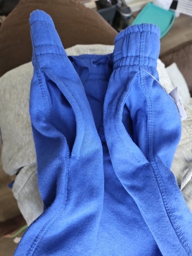 2 Lot Highland Kids Short Sz 5/6 Navy Blue&Grey Pockets Fleece Drawstring Waist - Picture 4 of 16