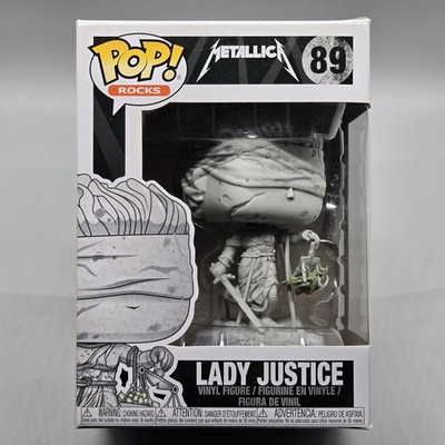 Lady Justice #89 ~ Funko Pop Rocks Metallica in Protector (Damaged
