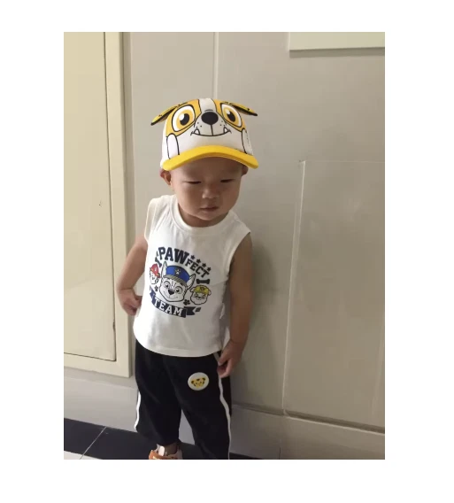 Gorra de béisbol Paw Patrol para niños de malla de dibujos animados sombrero para el sol niños niñas snapback deportes Foto 2 de 4