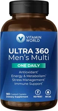 Vitamin World Ultra 360 Multivitamin for Men One Daily, Men's Multivitamin... 