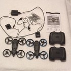 Propel Air Racer 2.0 Mini RC Quadcopter Lot of 2, 2 Controllers, Blue/Silver — photo 2
