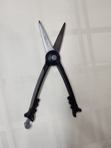The Pampered Chef Kitchen Shears Scissors # 1077 Black/Gray