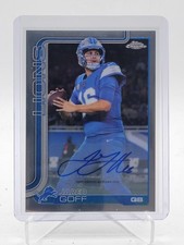 JARED GOFF 2025 TOPPS CHROME AUTO VARIATION #BA-JGO LIONS Q6560