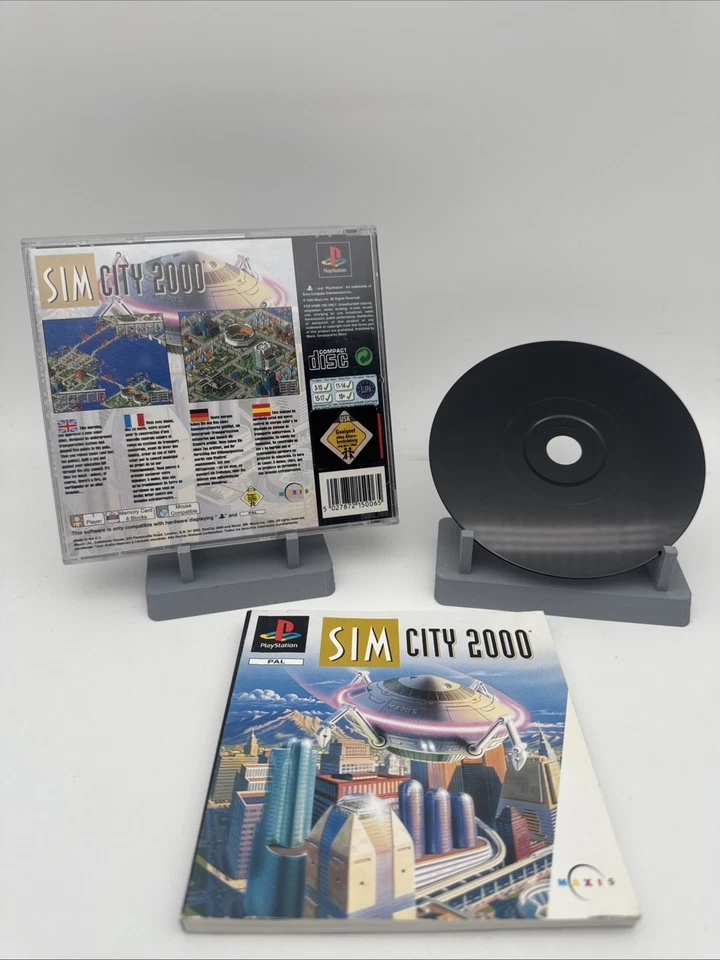 Sim City 2000 | Playstation 1 (PS1) | inkl. Anleitung | Zustand: GUT - Bild 2 von 2
