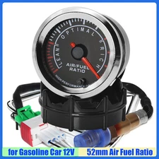 Custom 52mm Gauge Air Fuel Ratio 7Color LED Narrowband Oxygen O2 Sensor 12V