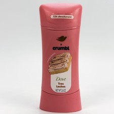 Dove x Crumbl Limited Edition Tres Leches Deodorant Stick 2.6oz 72HR Protection