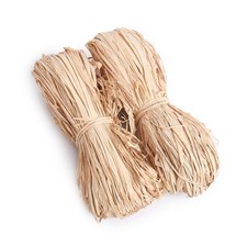 Natural Raffia Paper Ribbon 2 PCS Straw Crafts Weaving Florist Decoration