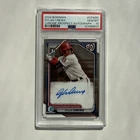 2024 Dylan Crews Bowman Chrome 1st Prospect On Card Auto #CPADC PSA 10